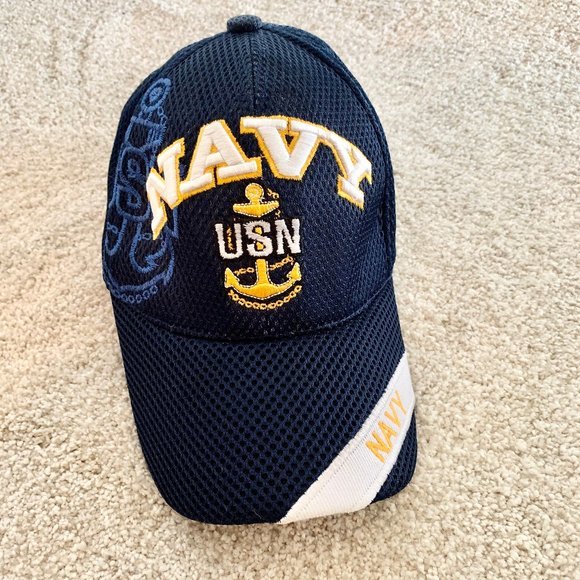 Nwot Us Warriors Navy Ballcap